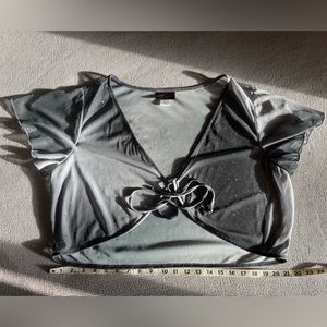 Silver sparkly shawl